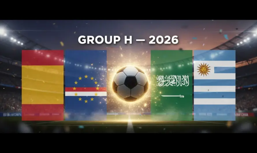 2026 Dünya Kupası H Grubu: İspanya, Uruguay, Suudi Arabistan ve Cape Verde’nin Mücadelesi