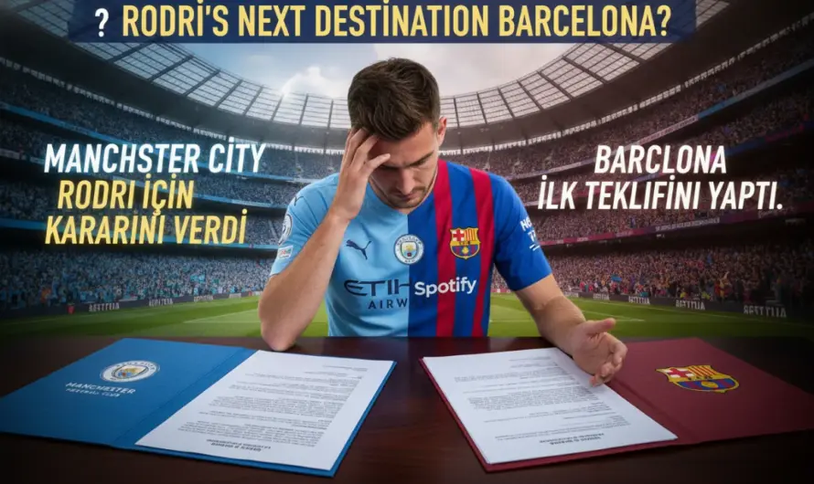 Rodri Pazarlığında Yeni Çizgi: Barcelona Beklemede