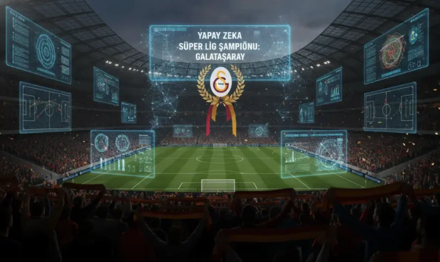 Yapay Zeka Süper Lig’de Zirveyi Galatasaray’a Verdi
